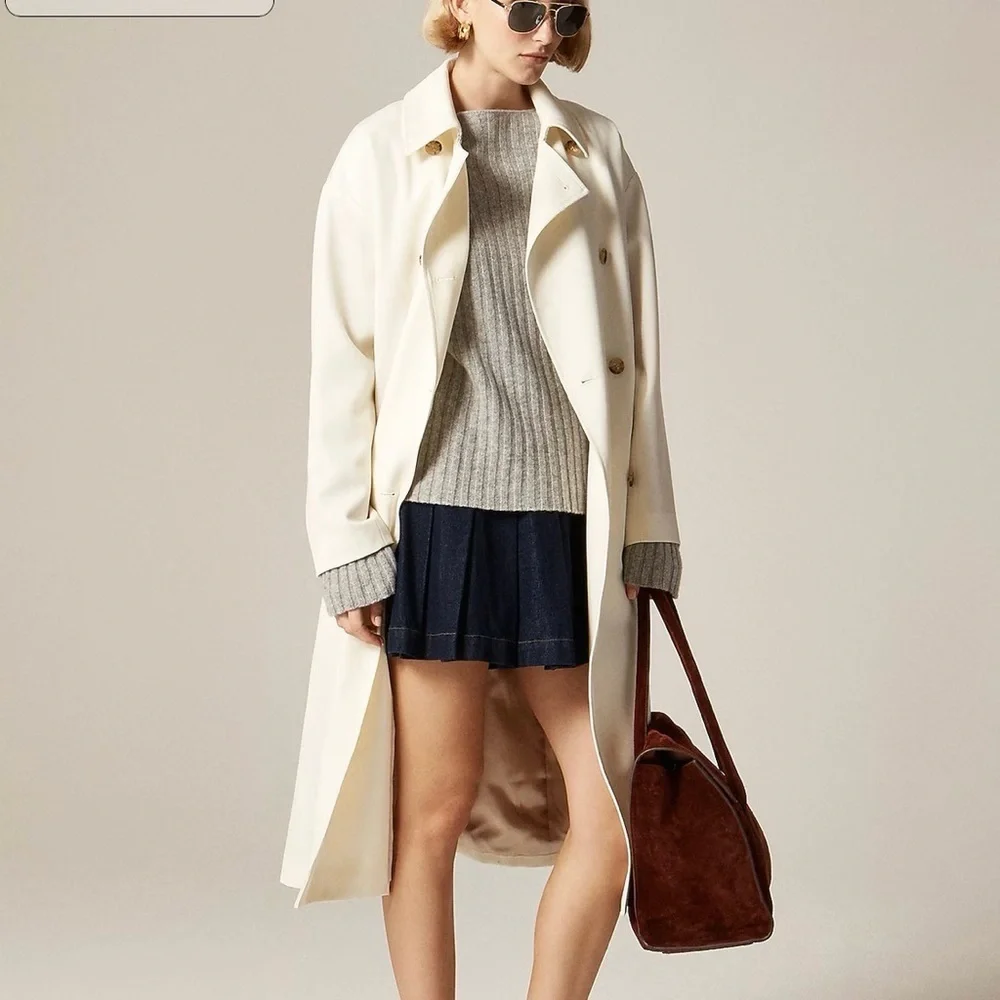Ribbed boatneck sweater in vintage wool